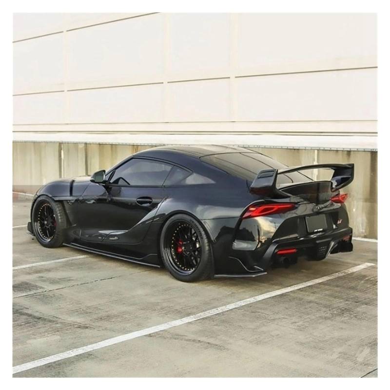 OWENJIAN Kompatibel for Toyota Supra A90 Spoiler 2019-2022 Real Carbon Fiber/FRP Material Auto Hinten Stamm Flügel Zubehör Körper kit(Real Carbon fiber1) von OWENJIAN