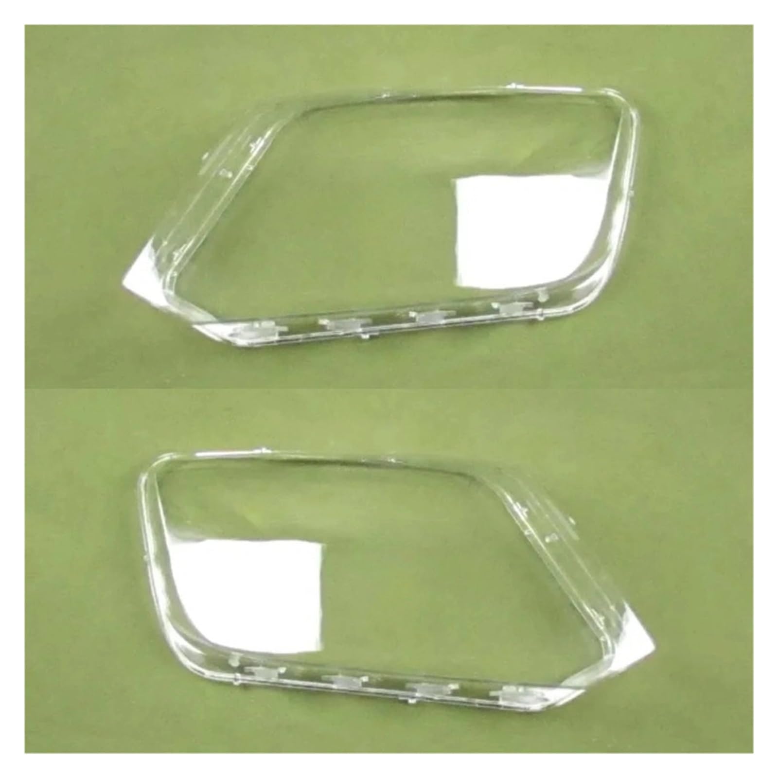 OWENJIAN Kompatibel for VW Amarok 2011-2022 Scheinwerferabdeckung Schatten Scheinwerferschale Transparent Lampenschirm Gehäuselinse(Left and right) von OWENJIAN