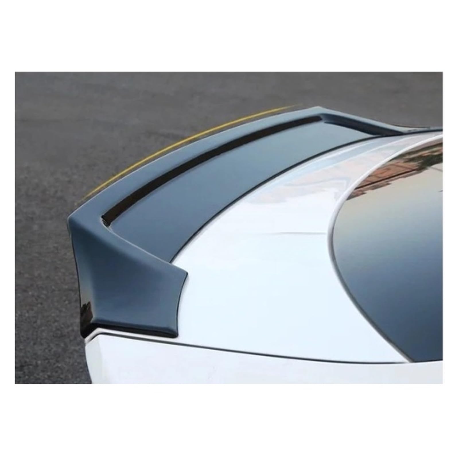 OWENJIAN Kompatibel for VW CC Spoiler 2018-2019 ABS Material Auto Hinten Flügel Primer Farbe Heckspoiler for Arteon Spoiler(CF Pattern) von OWENJIAN