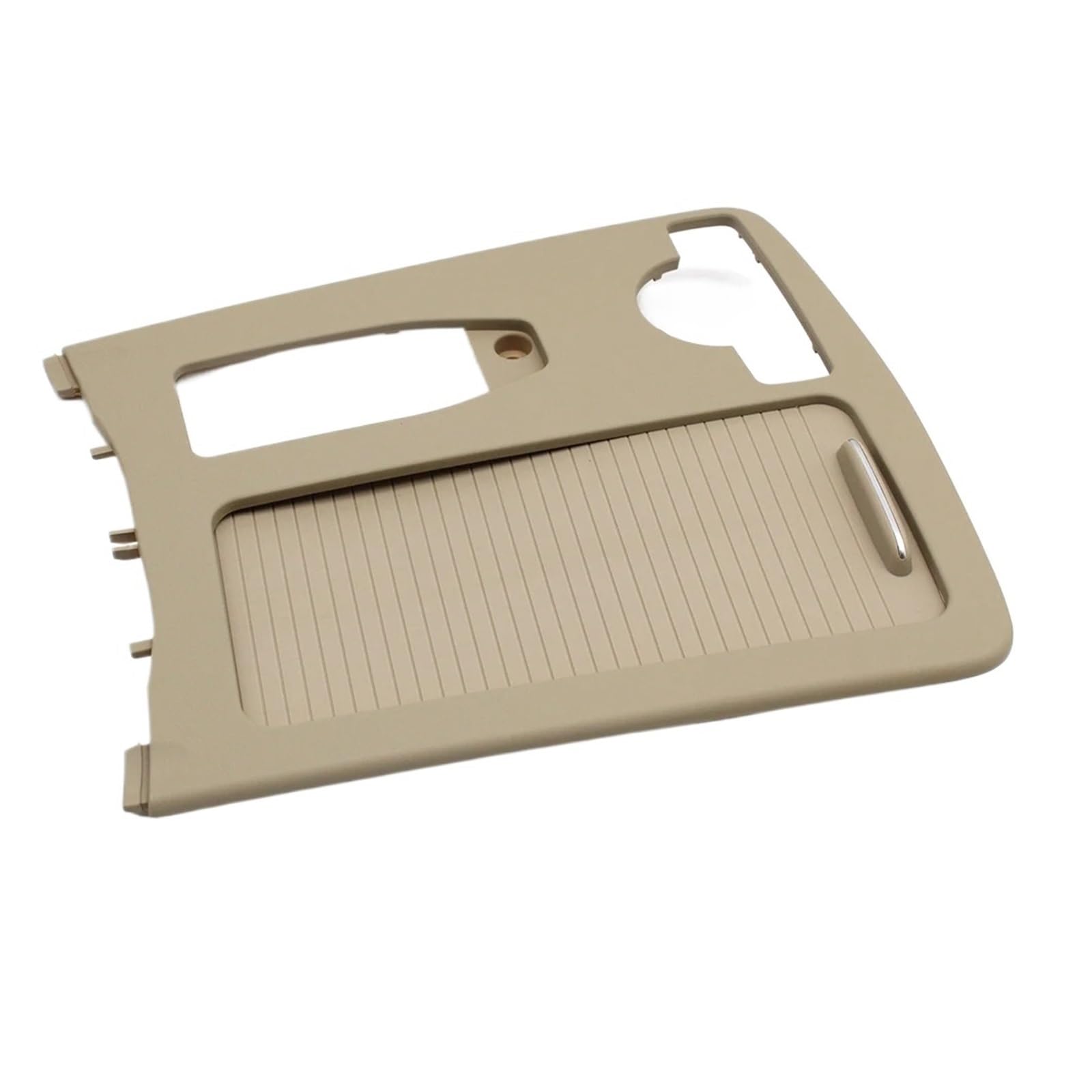 OWENJIAN LHD Mittelkonsole Carbon Fiber Getränkehalter Abdeckung Verschluss Kompatibel for Mercedes Benz W204 CE Klasse C180 C200 C220 W207 W212 E260 E300(Beige1) von OWENJIAN