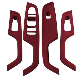 OWENJIAN Passt nur zu MT! Innenverkleidung der zentralen Schalttafel aus echtem Carbon – kratzfest und stilvolles Upgrade – kompatibel mit Acura Integra Type S 2023–2025(Match High Wine Red) von OWENJIAN