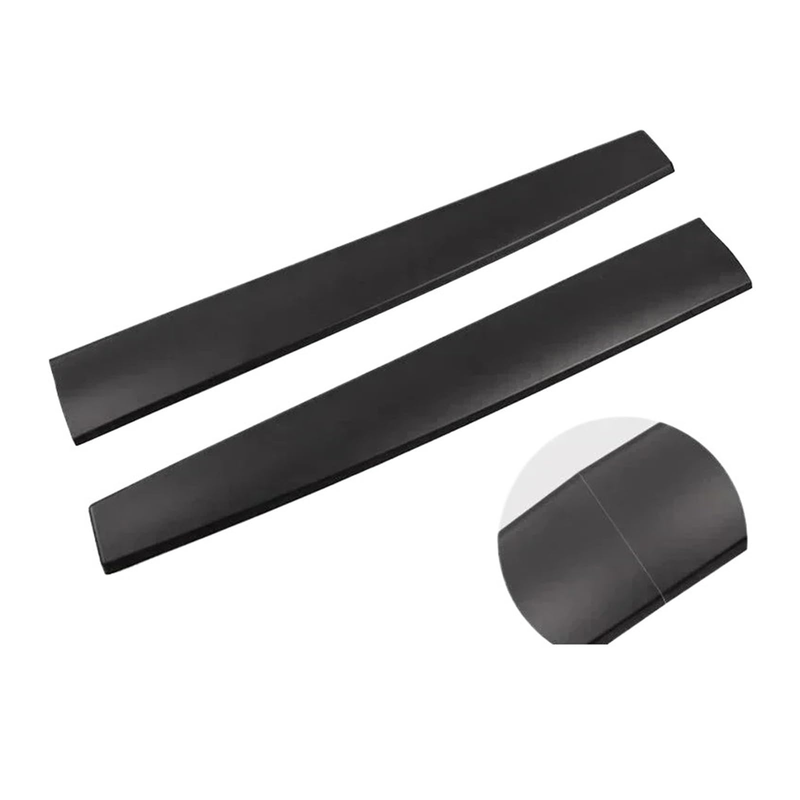 OWENJIAN Seitenverkleidung for Autotüren, Armaturenbrett-Abdeckung, kompatibel mit Tesla Model 3 Y, Karbonfaser-Muster, vordere Innenverkleidung, zentrale Bedienleiste(Matte Black 2PCS) von OWENJIAN