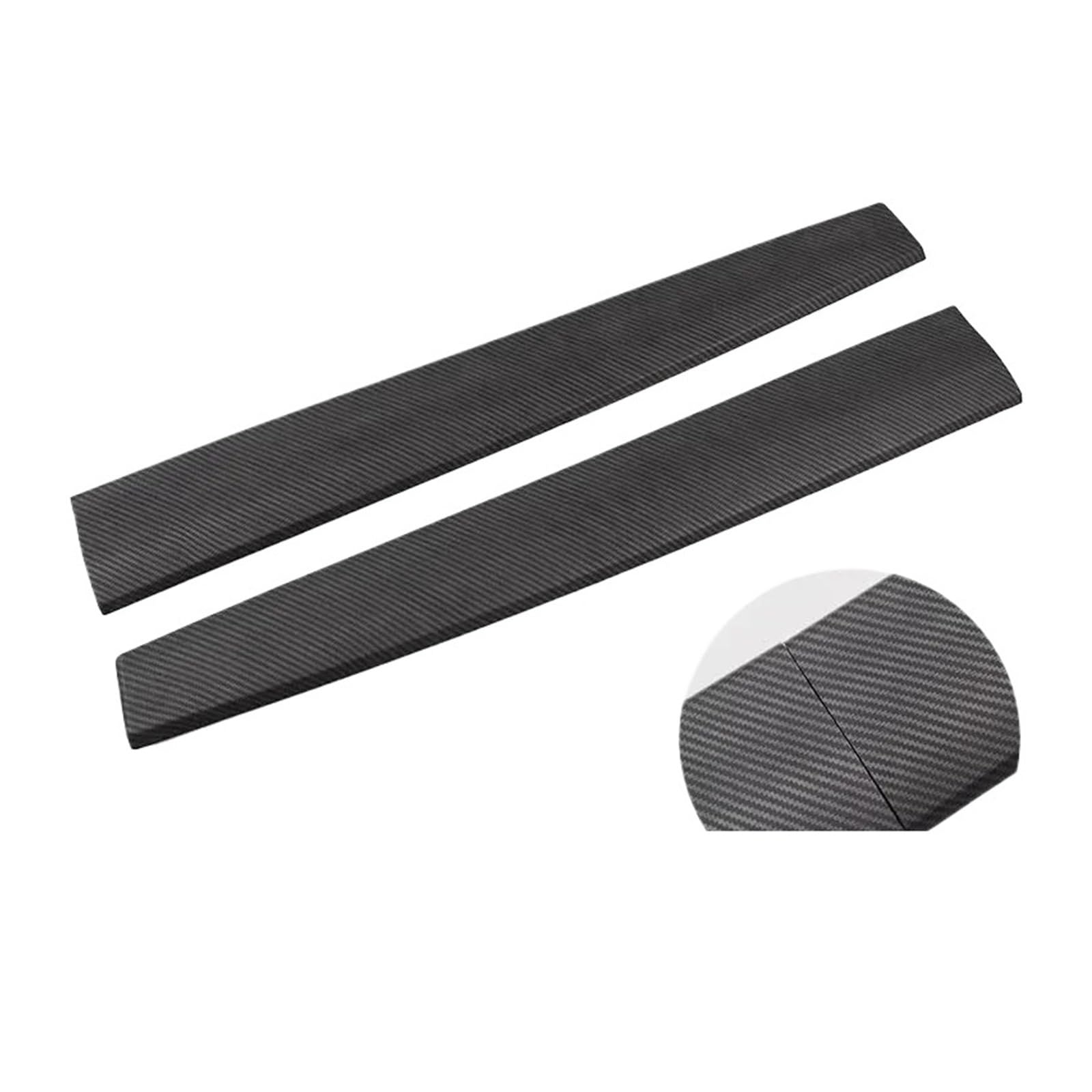 OWENJIAN Seitenverkleidung for Autotüren, Armaturenbrett-Abdeckung, kompatibel mit Tesla Model 3 Y, Karbonfaser-Muster, vordere Innenverkleidung, zentrale Bedienleiste(Matte Carbon 2PCS) von OWENJIAN