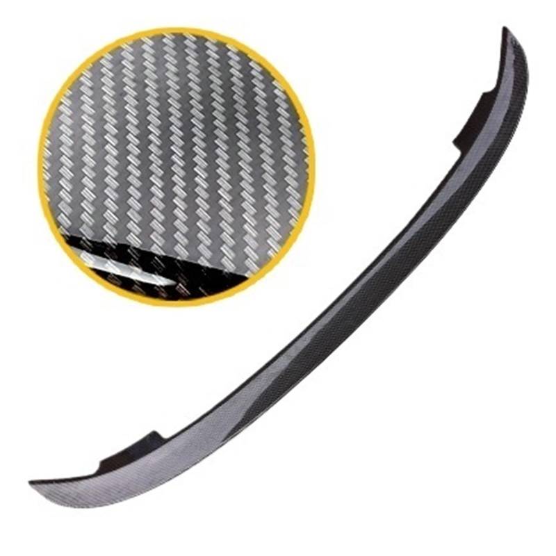 OWENJIAN Stamm Spoiler Carbon Oberfläche MT Stil Auto Refit Zubehör Heckflügel Kompatibel for Chevrolet Cruze Schrägheck 2013-2015(Carbon Surface) von OWENJIAN