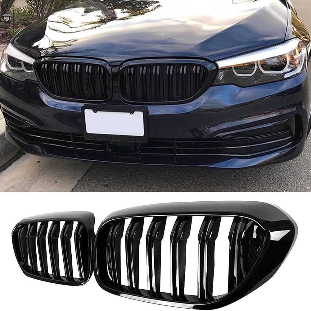 Auto Front Kühlergrille für BMW Serie 5 2017 2018 2019 2020, Dauerhaft Wasserdicht Frontstoßstange Vorne Grill Abdeckung Autoteile von OWNA