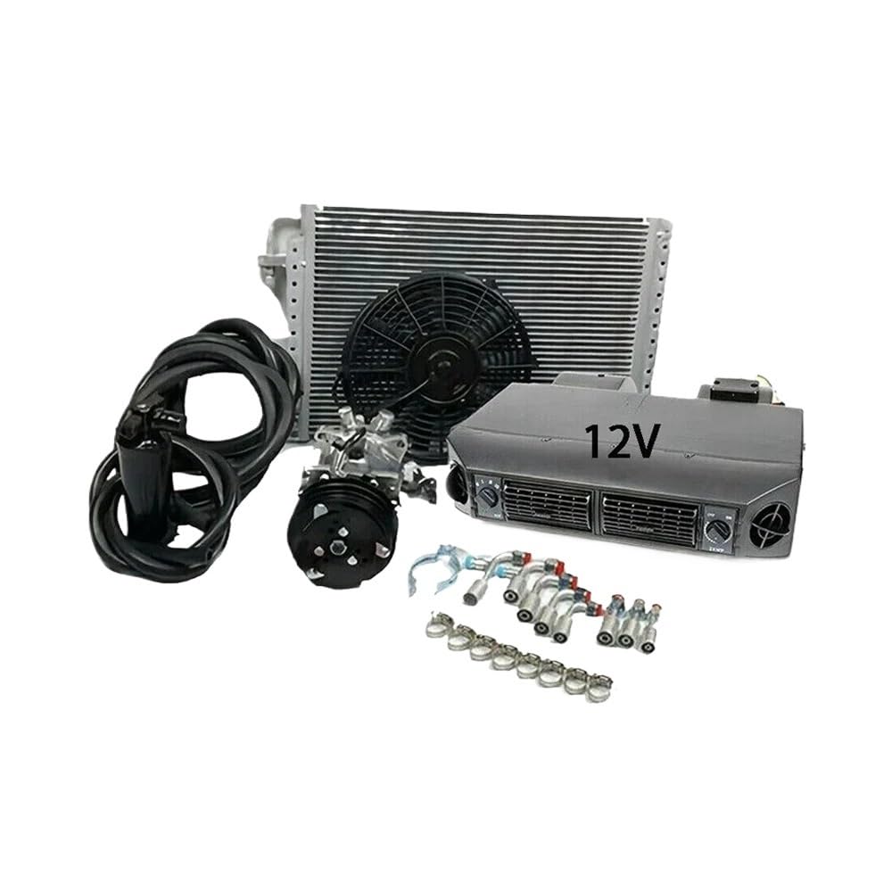 12V Automotive Auto Kühlung Klimaanlage Underdash Ac Kompressor Einheit Kit Kompatibel for Auto Lkw Van RV Traktor Kühlen von OWYTNRCJ