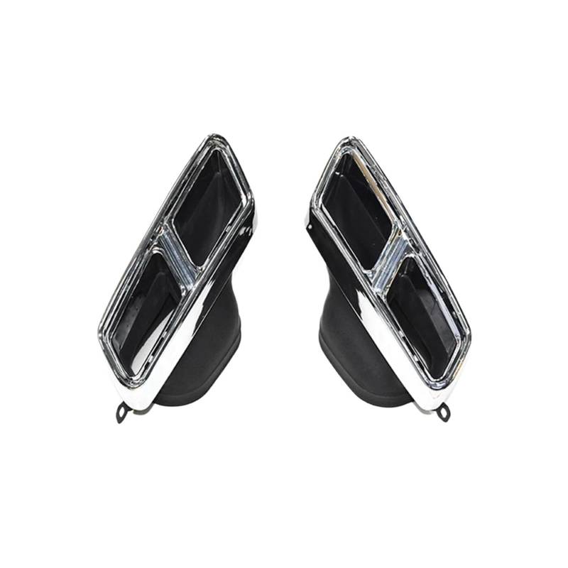 2 STÜCKE Kompatibel for Mercedes -Benz Schalldämpfer Spitze E-Klasse W212 E200 E300 E260 2014 2015 2016 Upgrade E63 Auspuff Endrohre Düse Auspuff Spitze(Black A) von OWYTNRCJ