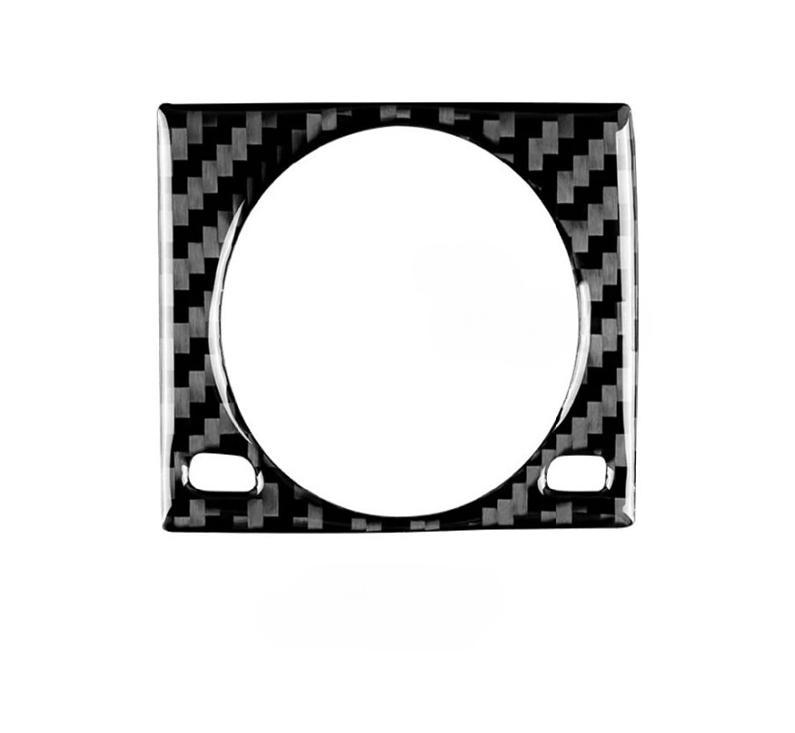 Aufkleber aus echtem Carbonfaser, kompatibel mit Lexus IS250 300 350 200T 2013–2019, Auto-Uhrenrahmenabdeckung, Innenverkleidung, Styling-Zubehör von OWYTNRCJ