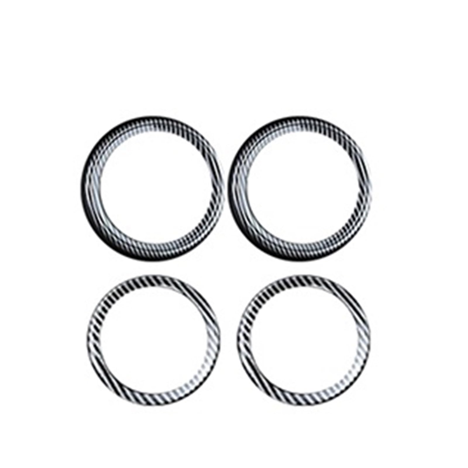 Autotürhupe Audio Dekorativer Ring Modifikation Abdeckung Aufkleber Kompatibel mit BMW Mini R55 R56 R57 R58 R59 Innenzubehör(Carbon-one Set) von OWYTNRCJ