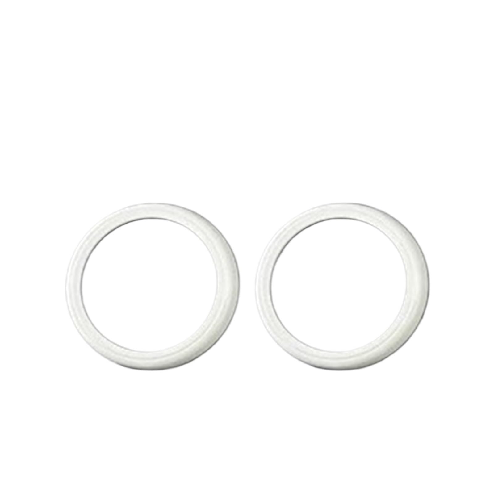 Autotürhupe Audio Dekorativer Ring Modifikation Abdeckung Aufkleber Kompatibel mit BMW Mini R55 R56 R57 R58 R59 Innenzubehör(Milky White-Outer) von OWYTNRCJ