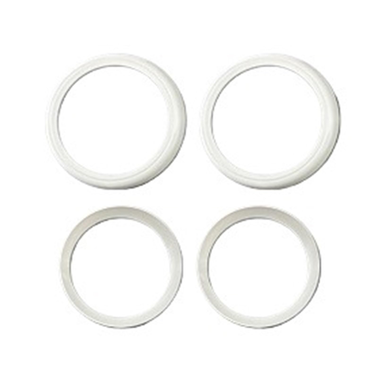 Autotürhupe Audio Dekorativer Ring Modifikation Abdeckung Aufkleber Kompatibel mit BMW Mini R55 R56 R57 R58 R59 Innenzubehör(Milky White-one Set) von OWYTNRCJ