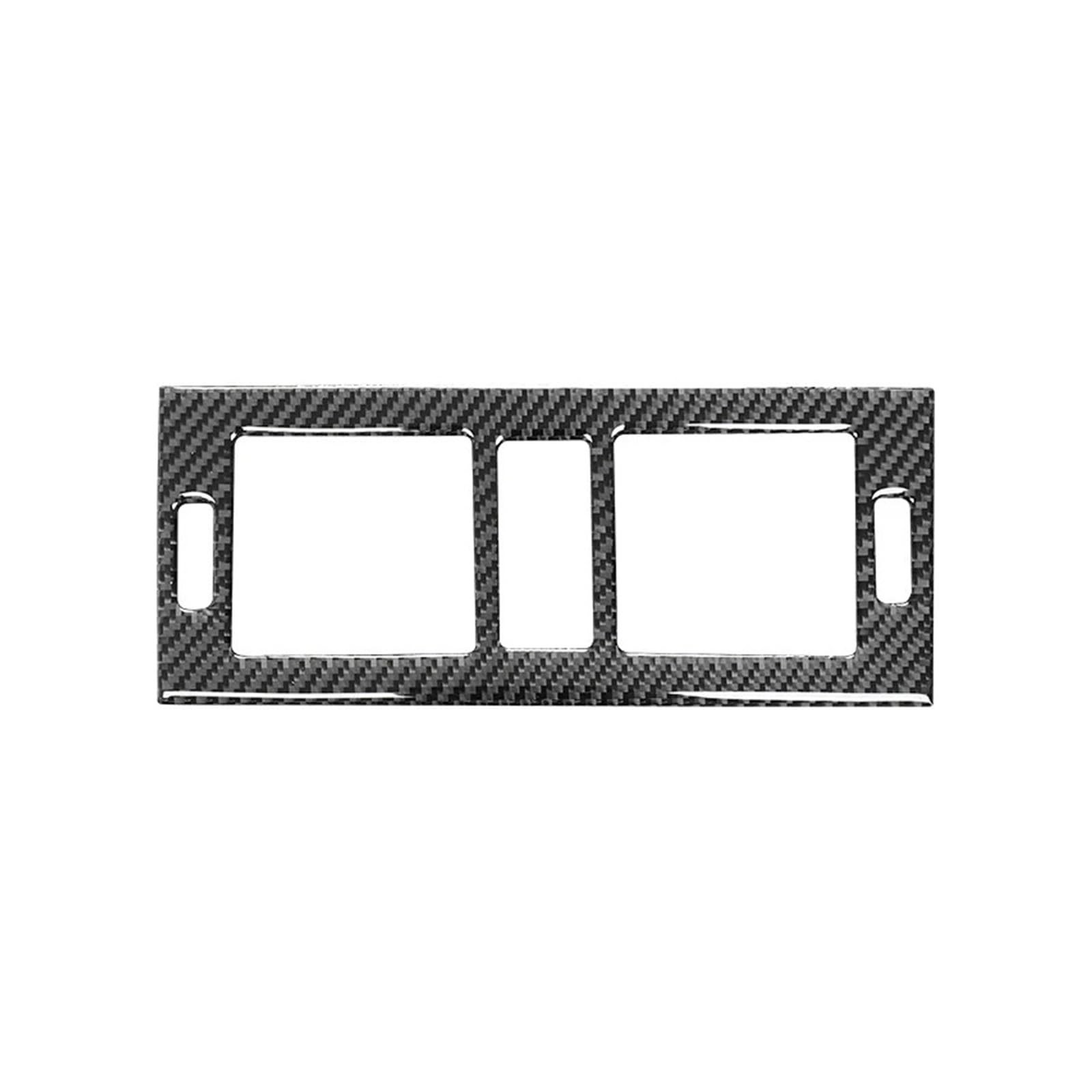 Autozubehör Mittelkonsole Klimaanlage Entlüftungsöffnungen Rahmenverkleidung Kohlefaser-Aufkleber Kompatibel for Mercedes Benz GLK X204 2008-2015 von OWYTNRCJ