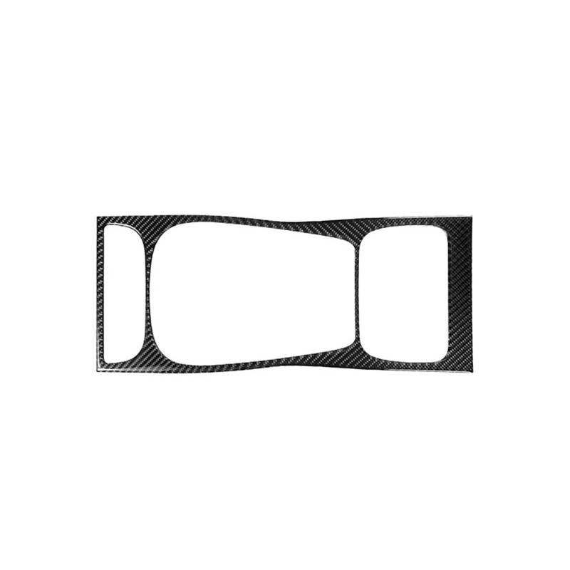 Getriebe Panel Aufkleber Kompatibel for Porsche Cayenne 2003 2004 2005 2006 2007 2008 2009 2010 Carbon Faser Auto Innen Dekoration Zubehör(Black Set C) von OWYTNRCJ