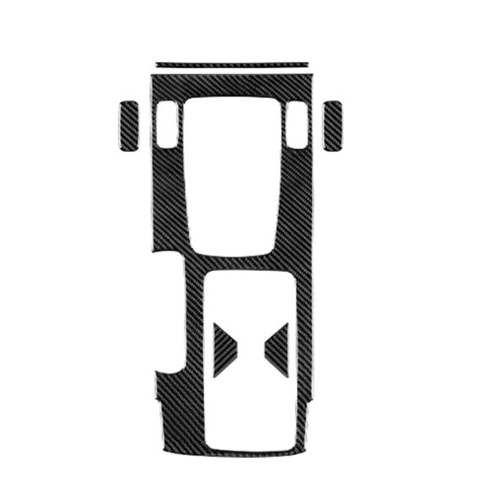 LHD-Aufkleber aus echter weicher Karbonfaser, kompatibel mit Accord 2013 2014 2015 2016 2017, Innenverkleidung for zentrale Schalttafel im Auto(for LHD Black) von OWYTNRCJ