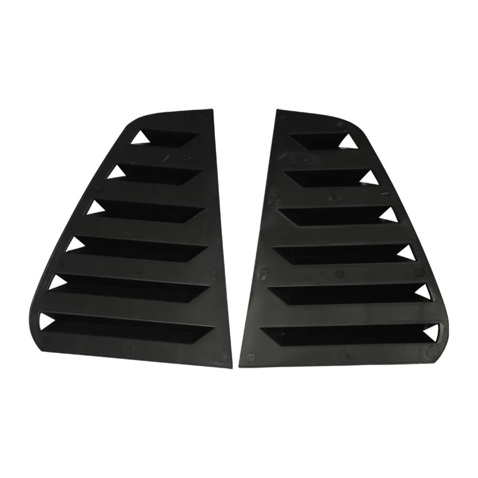 OWYTNRCJ Aufkleber for hintere Seitenfenster-Lamellen, Lüftungsschlitze, Schattierungen, kompatibel mit VW – Golf 7 MK7 7,5 GTI GTD R 2013–2020, Autozubehör(Carbon Look) von OWYTNRCJ