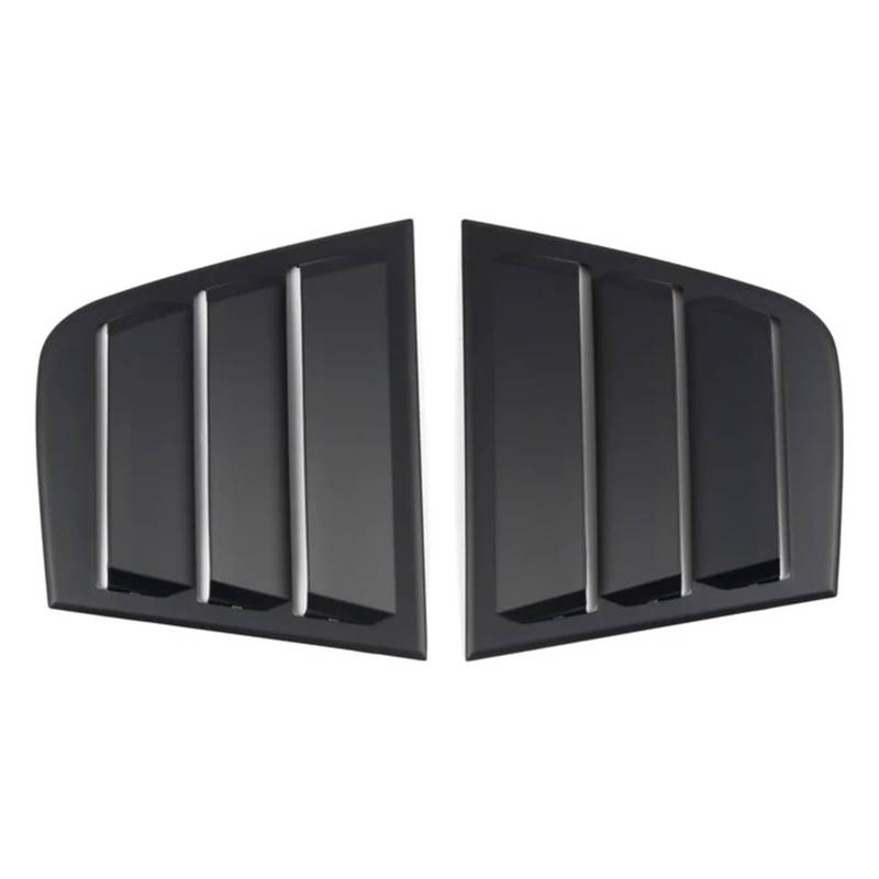 OWYTNRCJ Autozubehör kompatibel for Dodge -Charger 2011–2021, hintere Seitenfenster-Lamellen, Rollläden, Jalousien, Lüftungsschlitze, Schattierungen, Abdeckung, 2 Stück(Matte Black) von OWYTNRCJ