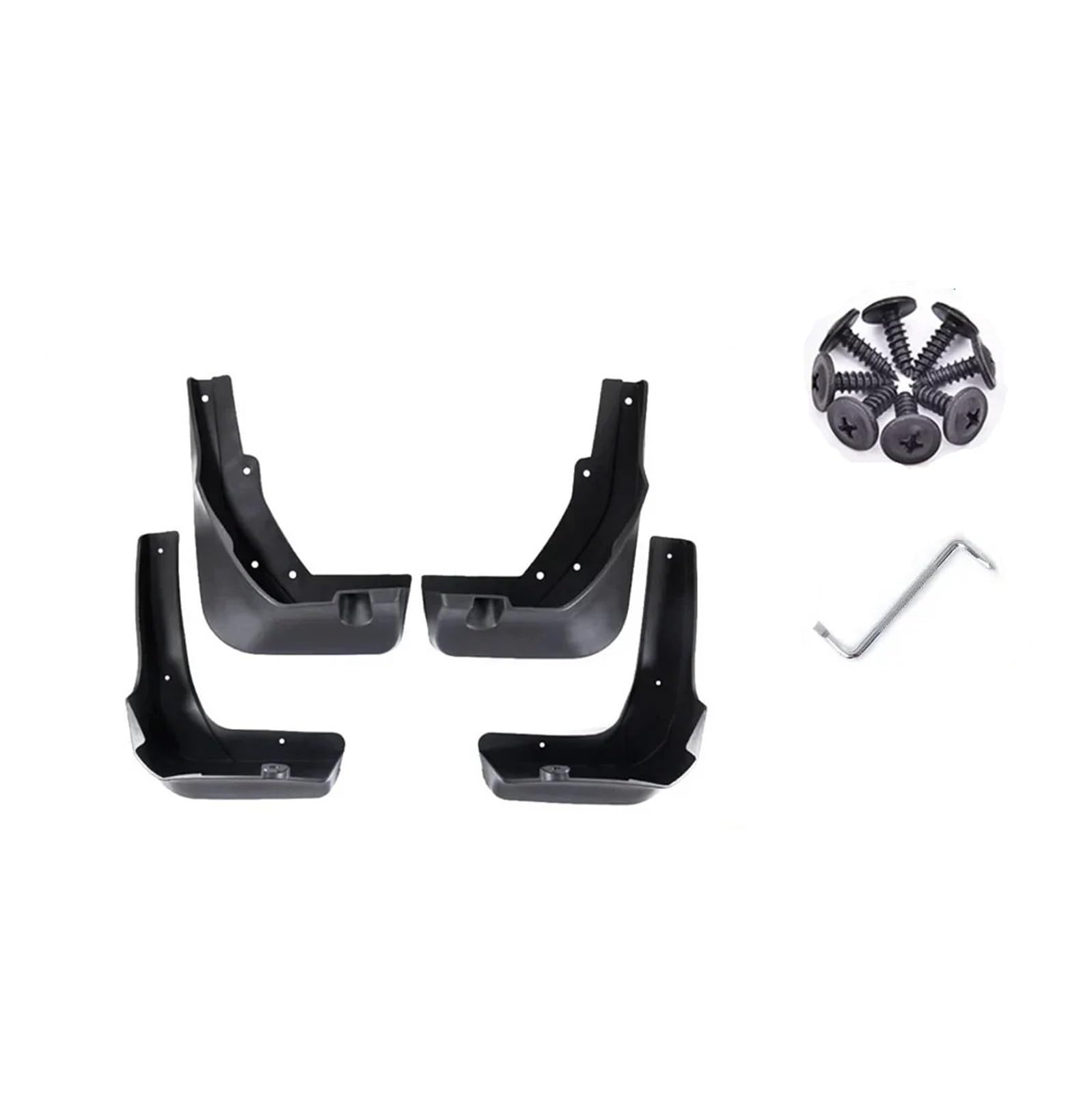 OWYTNRCJ Kompatibel for Lexus RX RX350 RX450h RX200T RX350L F-Sport 2016 2017 2018 2019 2020 2021 2022 Kotflügel Spritzschutz Kotflügel Klappen Autozubehör(16-19) von OWYTNRCJ