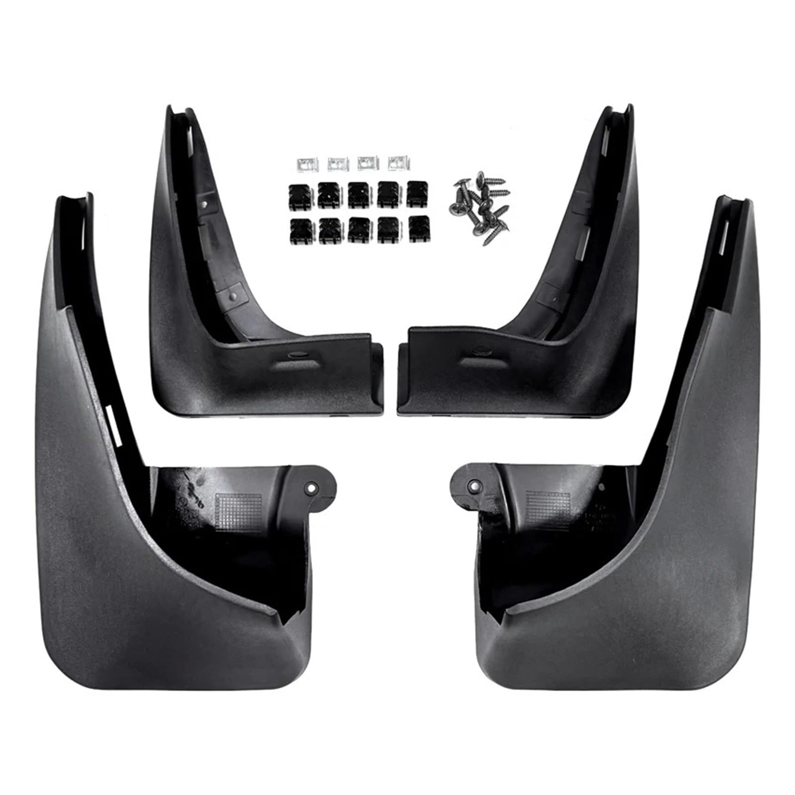 OWYTNRCJ Kunststoffmaterial, 4-teilige Sets, Kotflügel, Schrauben, Installationsart, Autoteile, Zubehör, kompatibel for Mini Cooper R56 F56 R60 F60 R55(R55-R59) von OWYTNRCJ