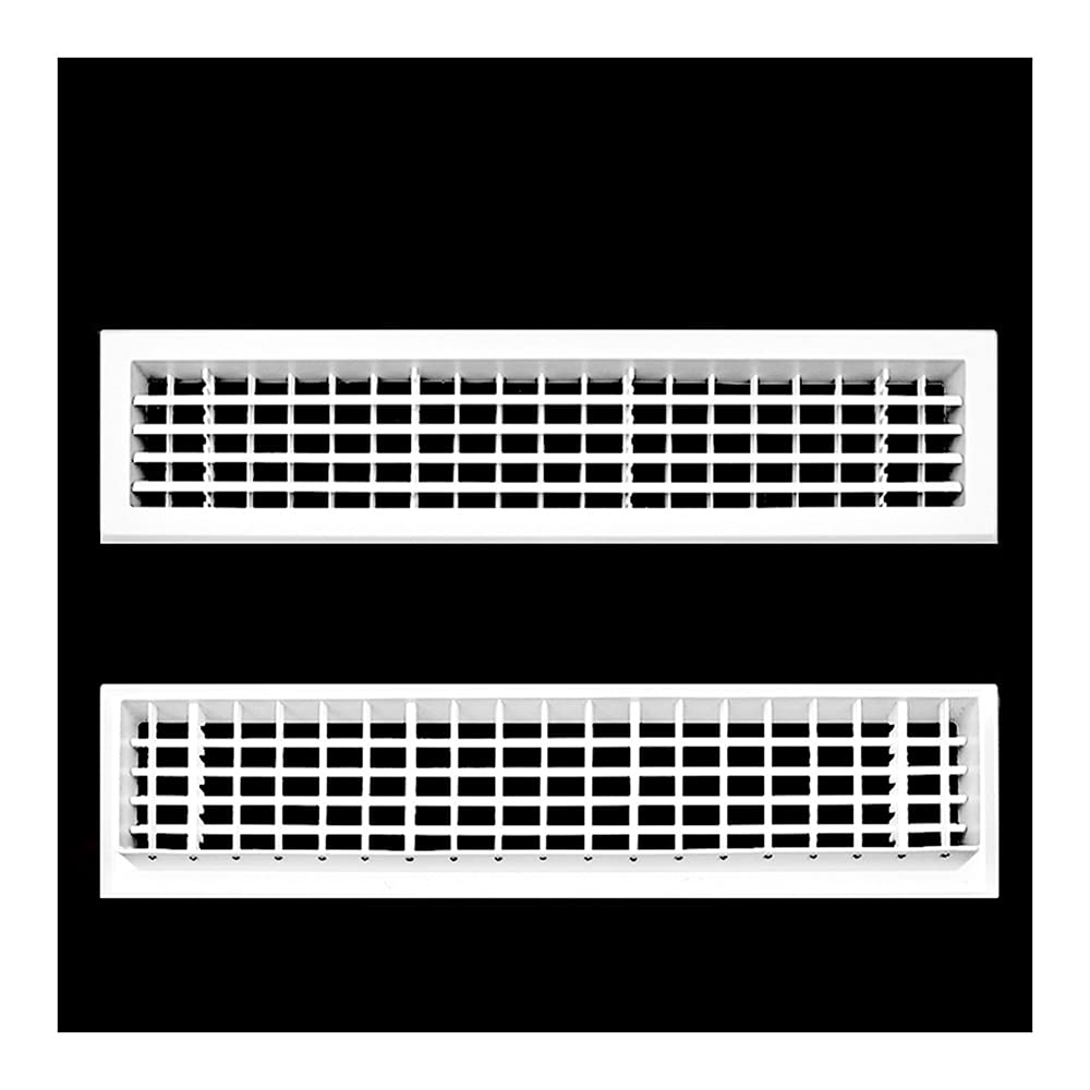 OXOLAMRIN Rechteckige Metall-Luftauslassabdeckung， Lüftungsgitter, ABS-Klimaanlage Luftauslassgitter Fensterläden Abluftöffnung 1PC(Air Vent 1200x150 Mm) von OXOLAMRIN