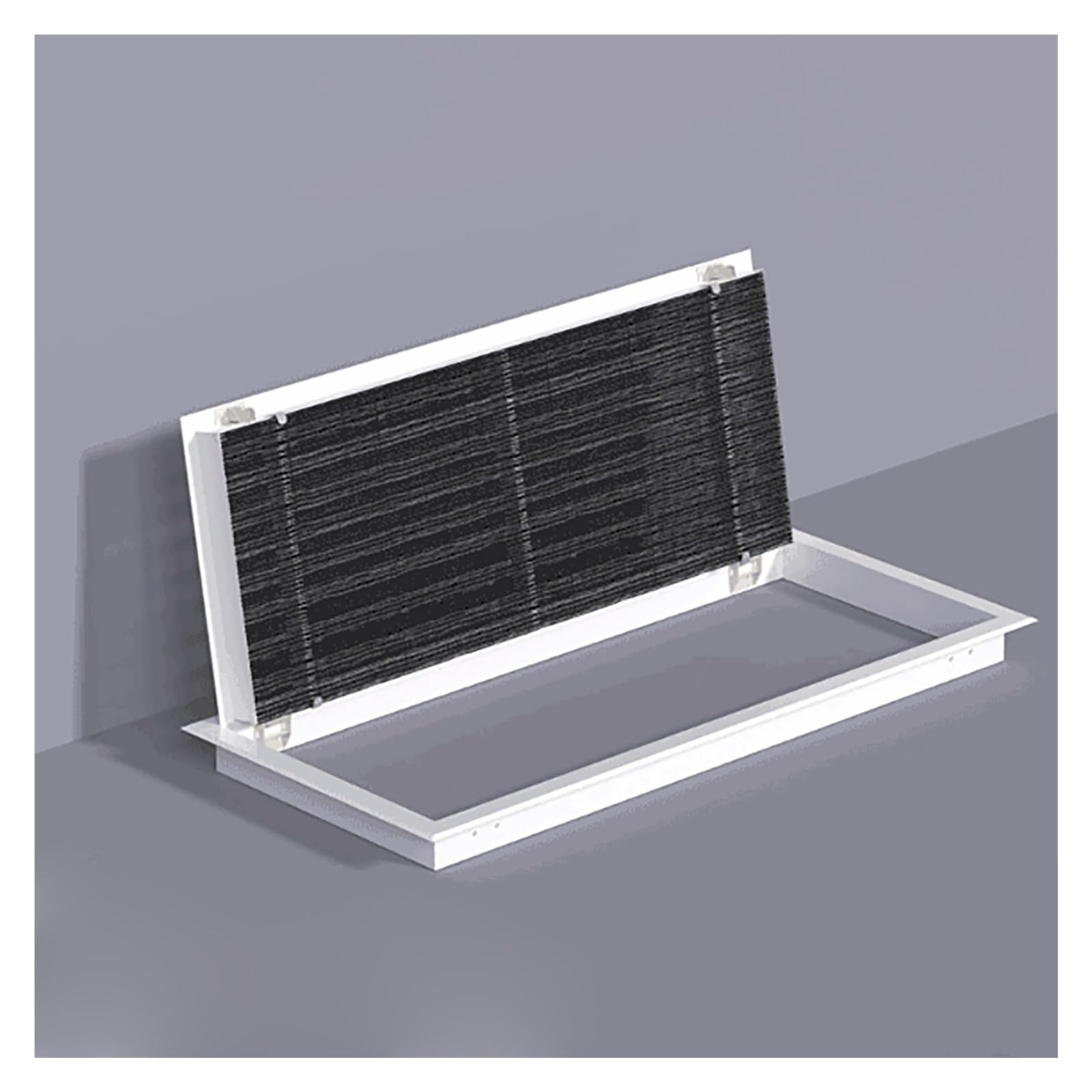 Rechteckige Metall-Luftauslassabdeckung， 8 10 12 zoll Abluftöffnung mit Abnehmbaren Mesh Vent Abdeckungen, aluminium Rücklauf Filter Gitter for Wand Boden Register Gitter & Belüftung(24x180 cm (9 5/6 von OXOLAMRIN