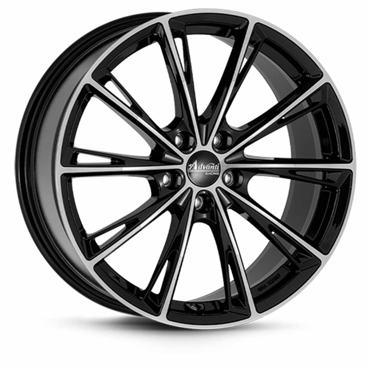 OXXO WHEELS PREDATOR BLACK black polished 7.5Jx17 5x108 ET45 von OXXO WHEELS