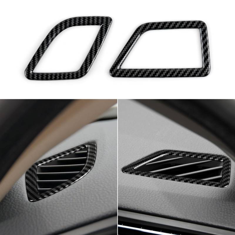 2PCS Auto Aufkleber ABS Kohlefaser Trim Kompatibel mit BMW 5er F10 F11 2011 2012 2013 2014 2015 2016 Zubehör von OYDDL