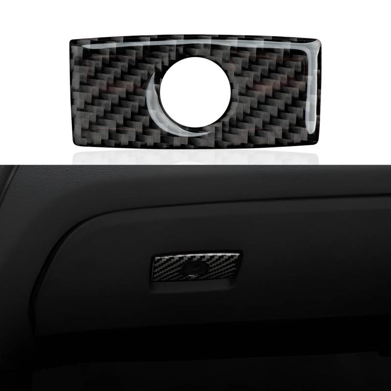 Auto Aufbewahrungsbox Aufkleber Abdeckung Cover Kohlefaser Decal Trim passt Kompatibel mit X3 F25 (2011-2017) / X4 F26 (2014-2018) Interieur Zubehör von OYDDL