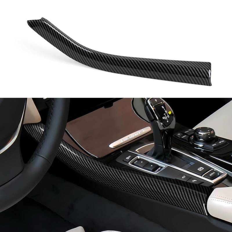 Auto Verkleidung Aufkleber Multimedia Zierleiste ABS Umschalttafel Kompatibel mit BMW 5er F10 F11 2011 2012 2013 2014 2015 2016 Interieur Zubehör von OYDDL