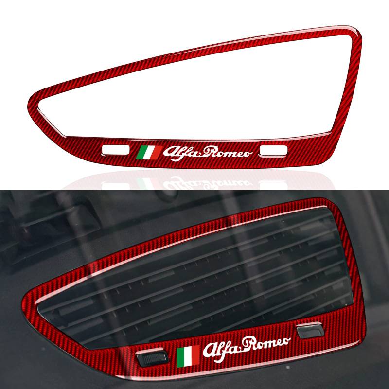 Auto Aufkleber Armaturenbrett AC Air Vent Trim kompatibel mit Alfa Romeo 159 939 Brera Spider 2005 2006 2007 2008 2009 2010 2011 Zubehör von OYDDL