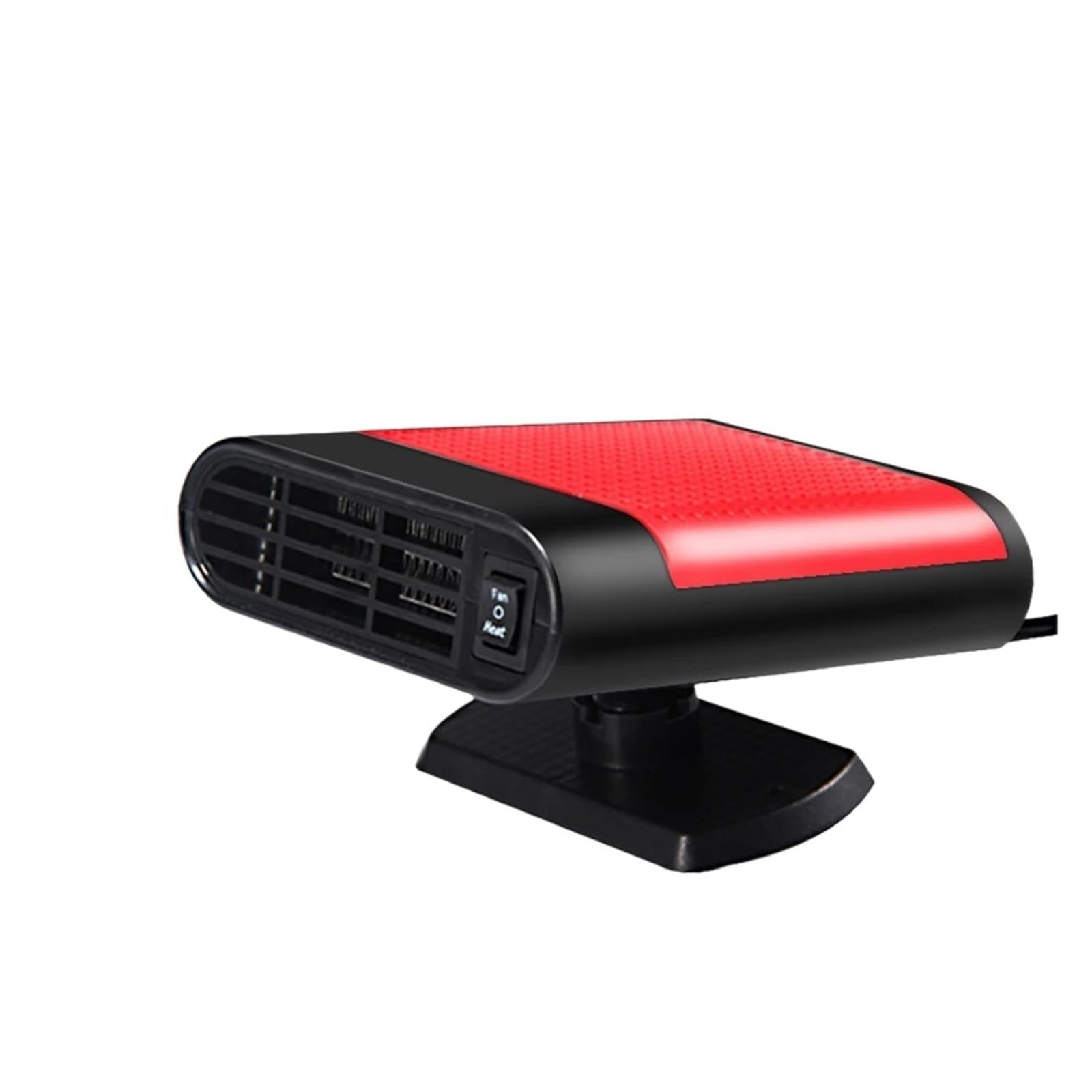 OYJXBD 12/24V Tragbare Auto Heizung 360 Rotierenden Abtauen Auto Elektrische Heizung Fan Auto Windschutzscheibe Defroster Anti-beschlag schnelle Heizung Fan(Red) von OYJXBD