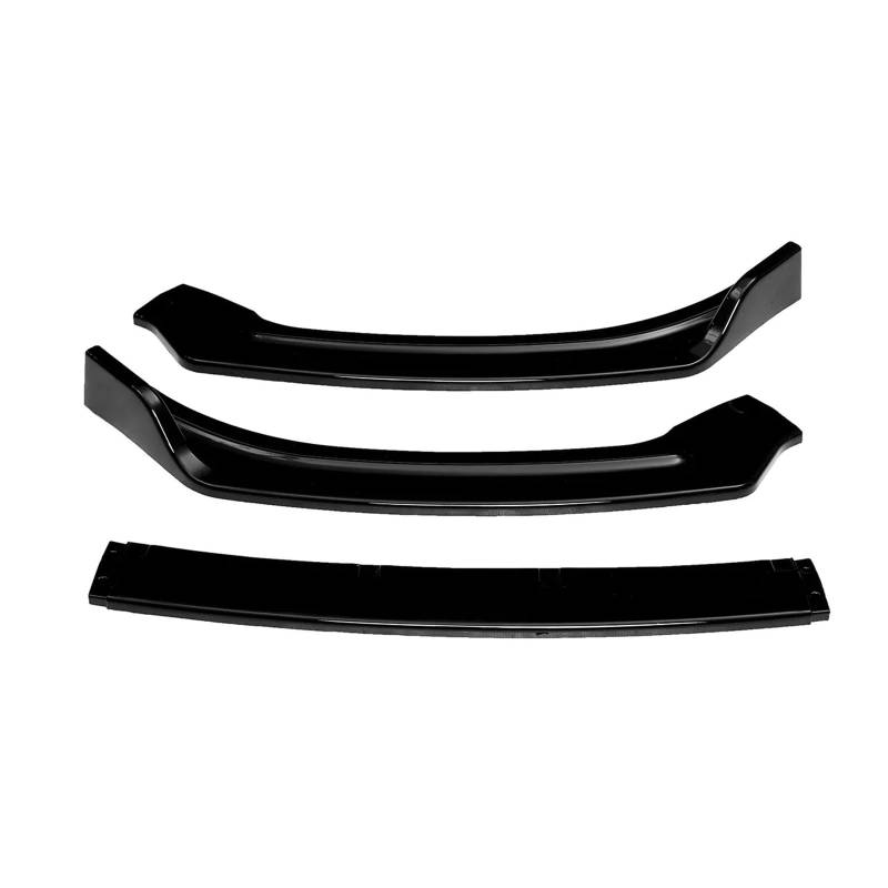 OYJXBD 3 STÜCKE Glanz Schwarz Front Stoßstange Lip Diffusor Spoiler Splitter Kompatibel for Audi A6 Sport 2016-2018 Auto Zubehör von OYJXBD