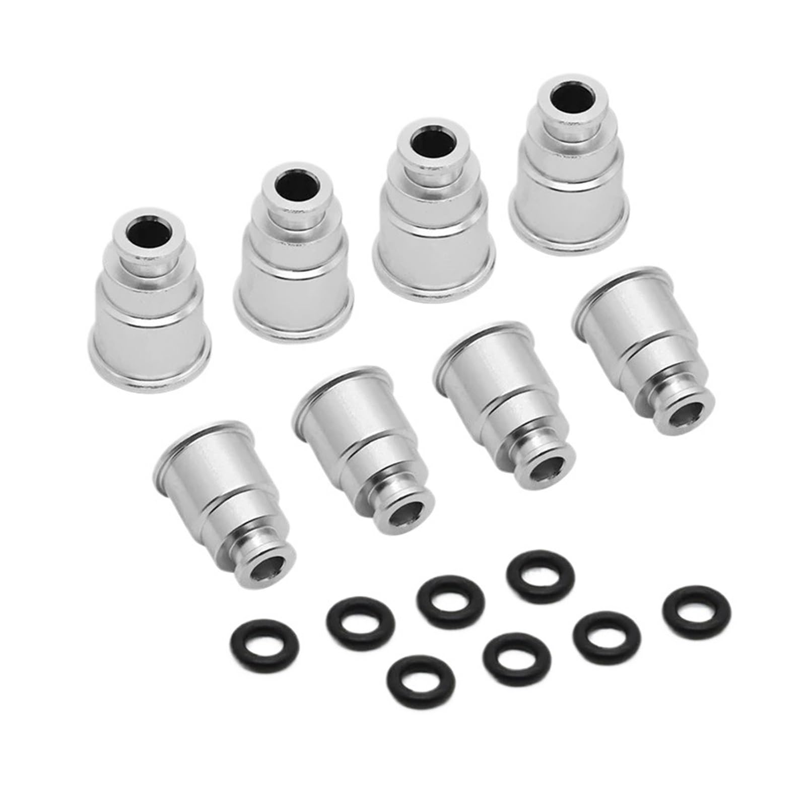 OYJXBD 8PCS Kraftstoff Injektor Adapter Spacer Kurze for LS2 ZU LS1 Ansaugung oder LS3 Zu LKW Ansauginjektor Extender Adapter Hut Auto Top Cap von OYJXBD