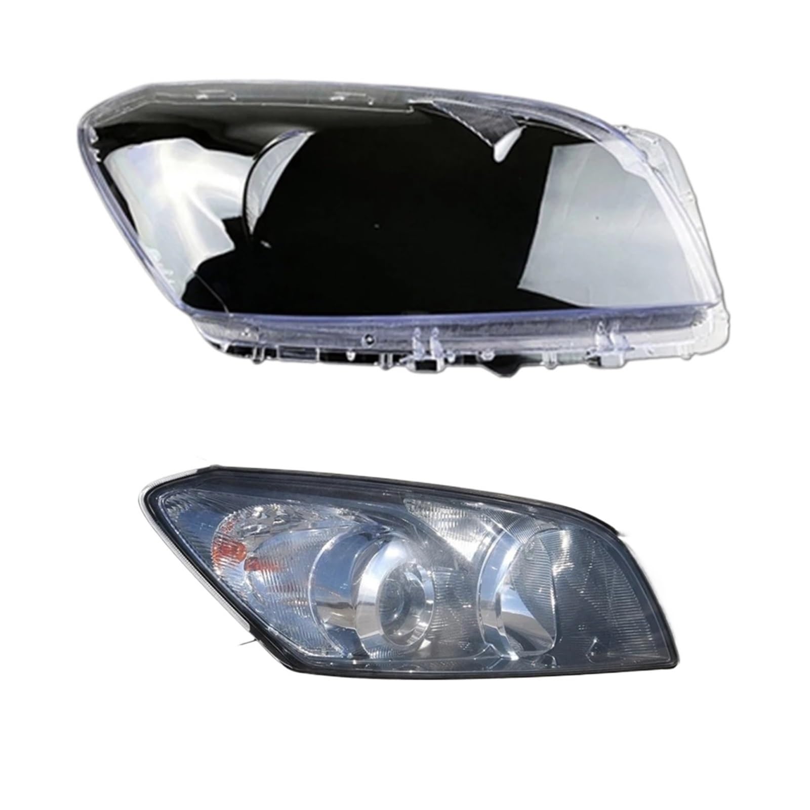 OYJXBD Auto Ersatz Objektiv Glas Licht Lampe Scheinwerfer Shell Transparent Lampenschirm Scheinwerfer Abdeckung Kompatibel for Toyota Rav4 2009 2010 2011 2012(Right) von OYJXBD