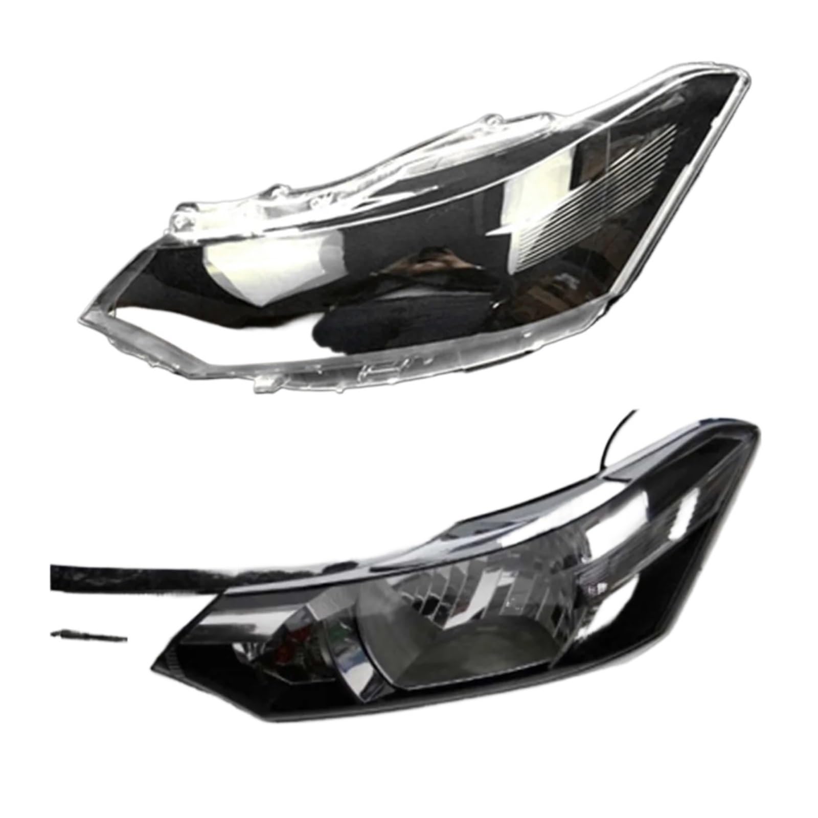 OYJXBD Auto Ersatz Scheinwerfer Abdeckung Objektiv Glas Shell Front Scheinwerfer Transparent Lampenschirm Licht Kappen Kompatibel for Toyota Vios 2014 2015 2016(Left) von OYJXBD