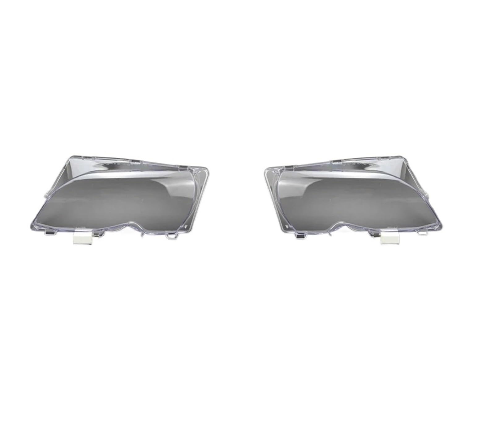 OYJXBD Auto-Frontscheinwerfer-Glasscheinwerfer, transparenter Lampenschirm, Lampenschale, E46-Scheinwerferabdeckungslinse, kompatibel for BMW 3er E70 2002–2004(Right and Left) von OYJXBD