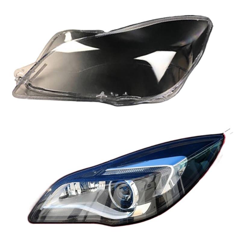 OYJXBD Auto-Frontscheinwerferlinse, transparenter Lampenschirm, Heller Lampenschirm, kompatibel mit Buick Regal 2013 2014 2015, Scheinwerferlinse, Auto-Shell-Abdeckung(Left) von OYJXBD