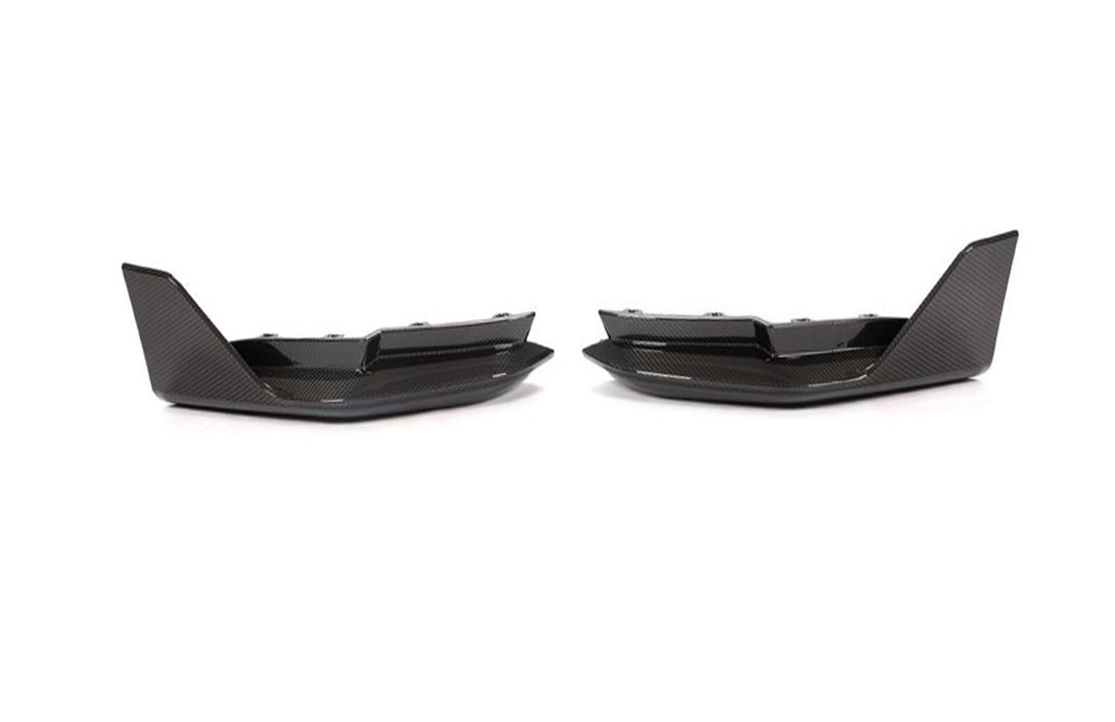 OYJXBD Auto-Heckstoßstangen-Canard-Splitter, kompatibel mit BMW 3er-Serie G80 M3 2021 2022, Heckdiffusor-Splitter aus trockenem Carbon, Lippenklappenschutz von OYJXBD