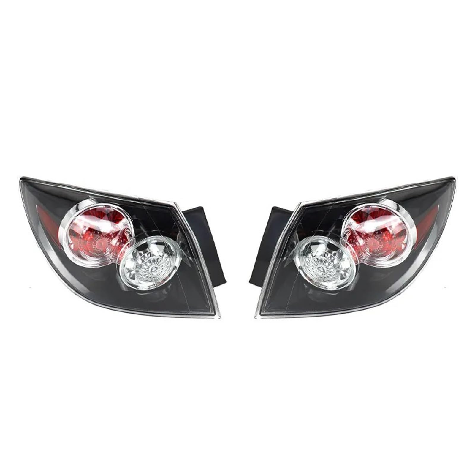 OYJXBD Auto Hinten Rücklicht Montage for Mazda 3 2004 2005 2006 2007 2008 2009 2010 Blinker Rückleuchten Bremse Lampe Auto Zubehör(2pcs) von OYJXBD