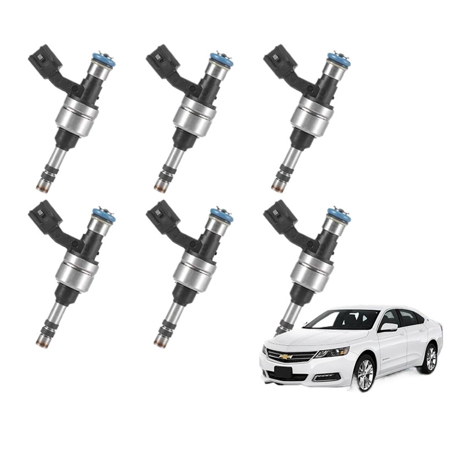 OYJXBD Auto kompatibel for Chevrolet Impala 2012–2020 Chevy Impala Limited 2014–2016 Zubehör Auto Kraftstoffeinspritzdüsen Düseneinspritzung 12634126 67764(12634126-6PCS) von OYJXBD