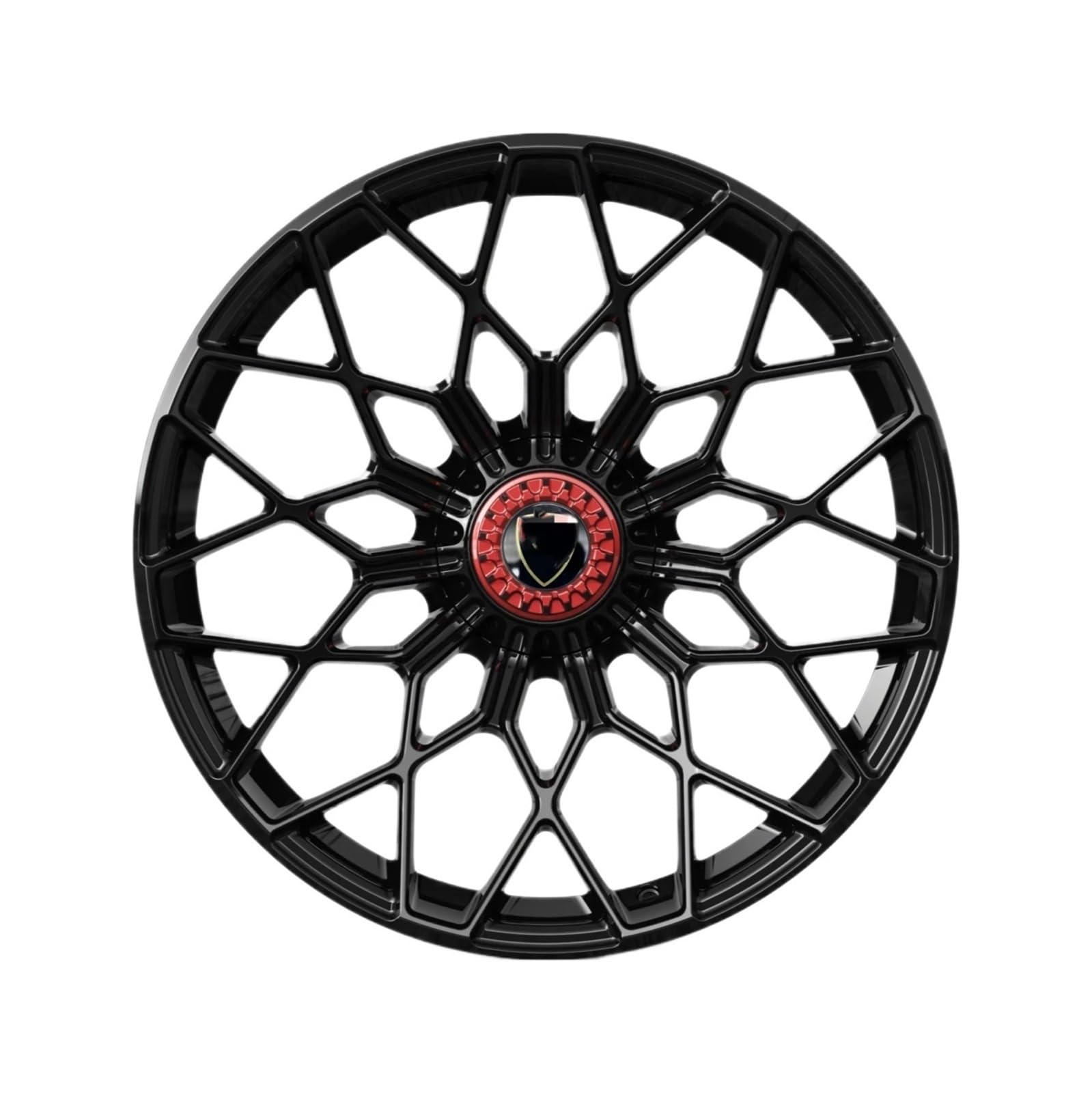 OYJXBD Benutzerdefinierte 19 20 Zoll 5 x 100 5 x 120 5 x 112 glänzend schwarz geschmiedete Legierung Auto Felgen kompatibel for Lamborghini Aventador LP700 LP640 LP740 Felgen(Other) von OYJXBD