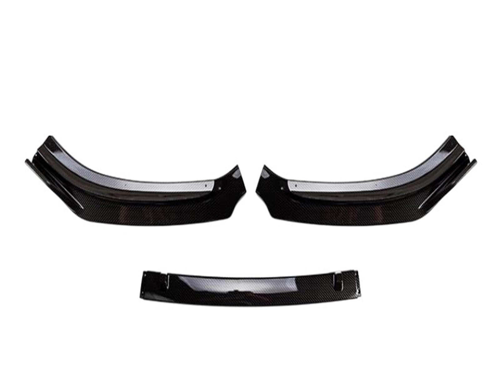 OYJXBD Kompatibel for Mazda CX-4 2016 2017 2018 2019 2020 2021 2022 ABS Hellschwarz Frontspoilerlippe Splitter Diffusor Spoiler(16-19 ABS Carbon) von OYJXBD