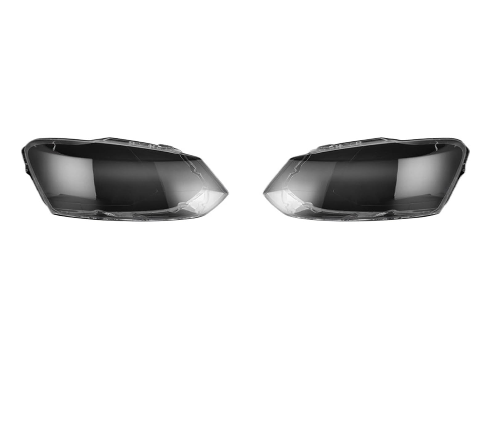 OYJXBD Kompatibel for VW Polo 2011–2013, Auto-Frontscheinwerfer-Abdeckung, Scheinwerfer, transparentes Glas, Lampenschirm, Lampenschale, Linsenabdeckung(Left) von OYJXBD