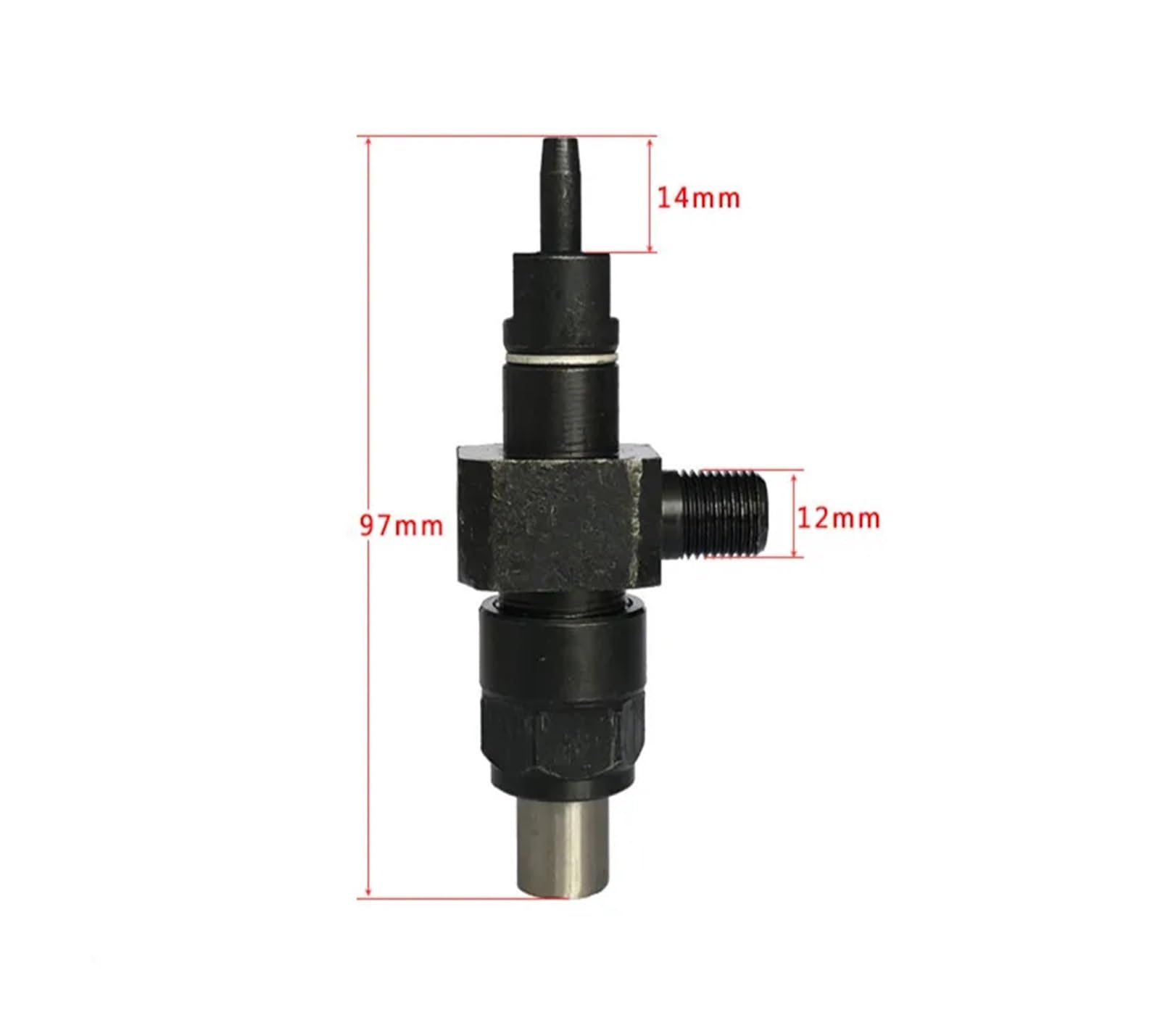 OYJXBD Kraftstoffeinspritzpumpe und Kraftstoffeinspritzdüse for 168F 170F 173F Pinnengenerator-Wasserpumpen-Einspritzdüsenteile(Fuel Injector) von OYJXBD