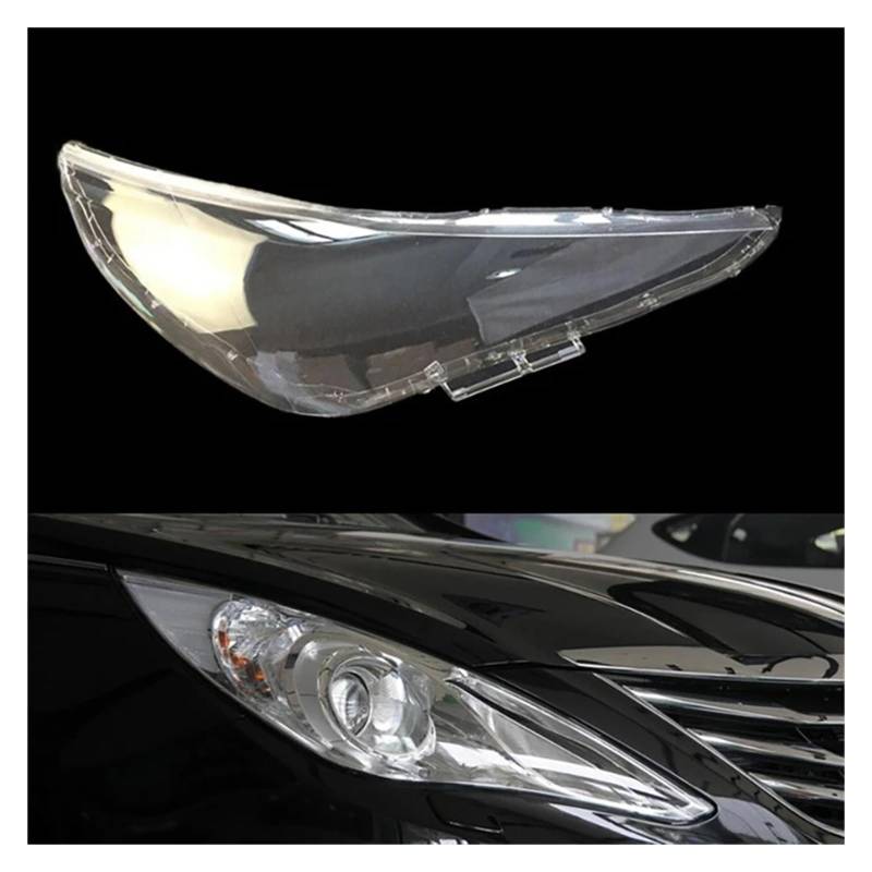 OYJXBD Scheinwerferlinse kompatibel for Hyundai Sonata 2011 2012 2013 2014 Scheinwerferlampenabdeckung Ersatz vorne Autolicht Autoschale(Right) von OYJXBD