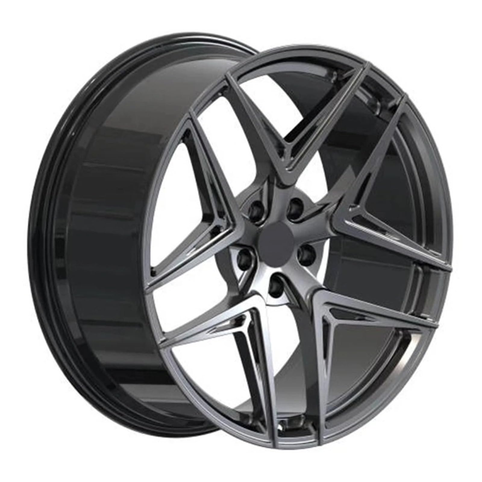 OYJXBD Wheel Custom Logo 18~24 Inch Forged Car Rim PCD 5x120 5x112 5x114.3 Alloy Car Wheels(23) von OYJXBD