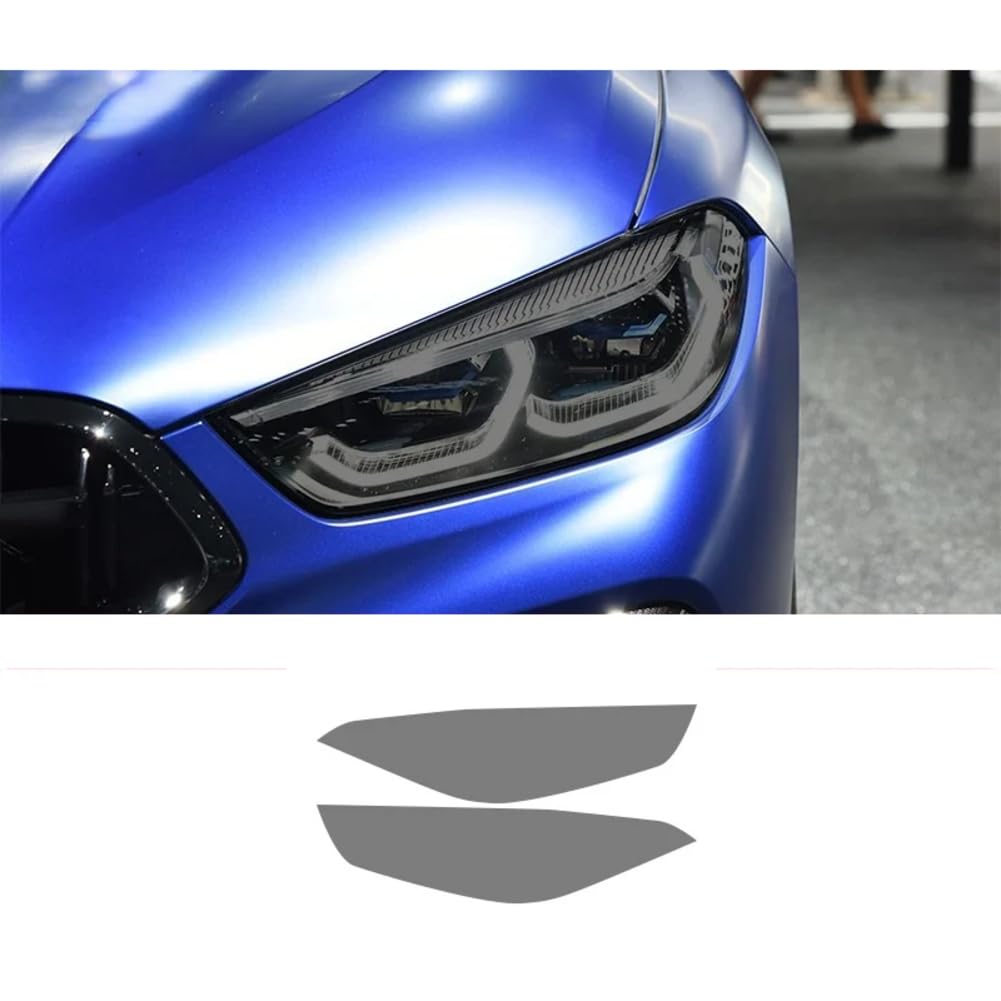 Autoscheinwerfer Schutzfolie Vinylschutz Transparent Schwarz TPU Aufkleber, für BMW M8 Competition F93 F91 F92 GTE Zubehör von OYUCDAGQ