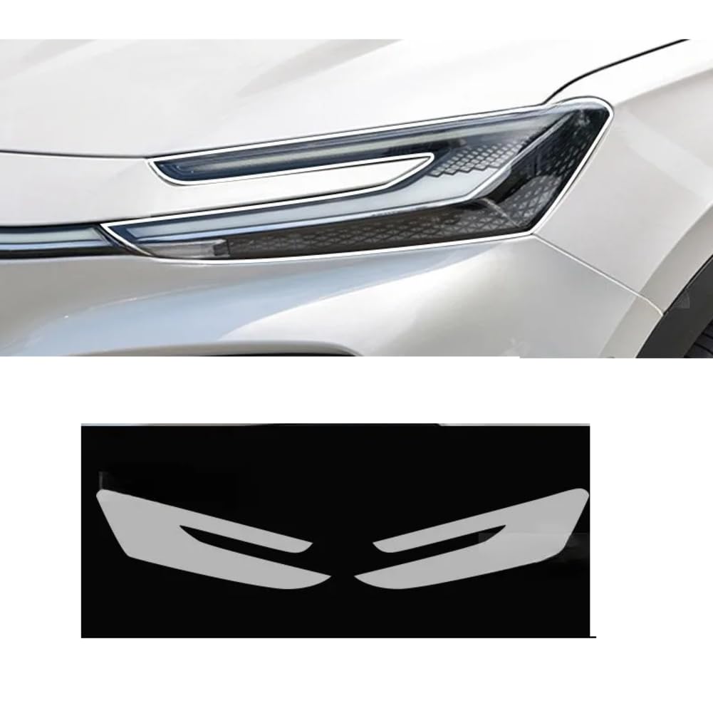 Für MG, für Marvel R EV SUV 2021-2024 Autoaußenscheinwerfer Kratzfeste Frontlampe Transparente TPU-Schutzfolie Zubehör von OYUCDAGQ