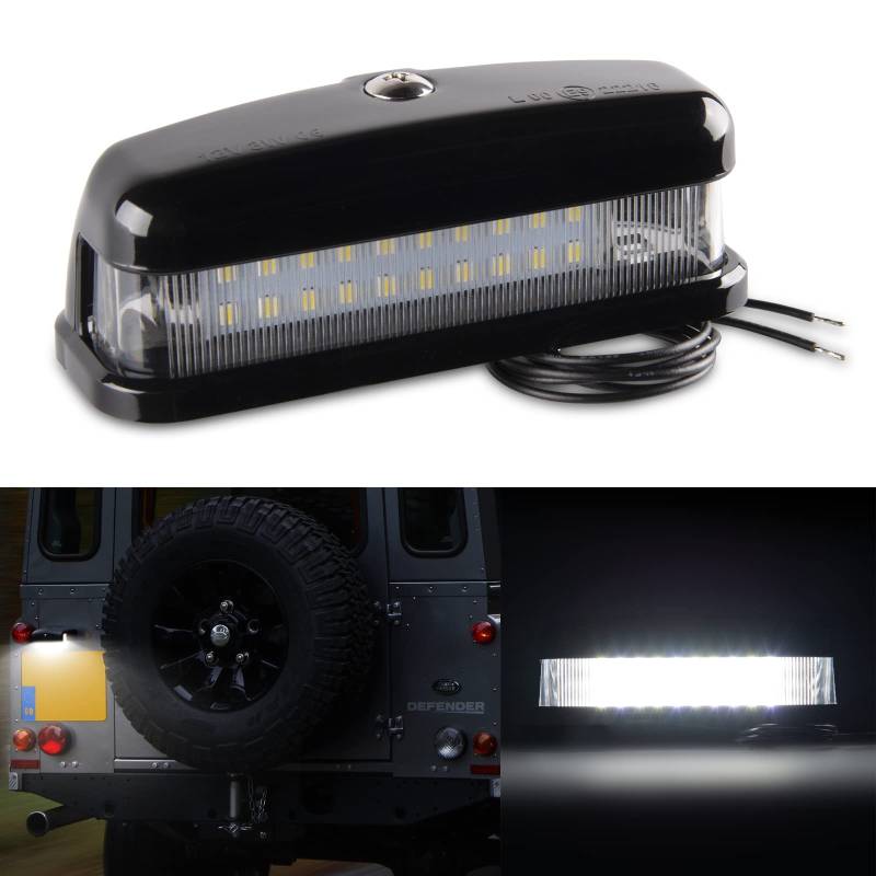 OZ-LAMPE LED Kennzeichenbeleuchtung für Lan-d Rov-er Serie 2A & 3 Defender 90/110/130, Kennzeichen mit CAN-Bus, Nummernschildbeleuchtung LED, 1 Stücke von OZ-LAMPE