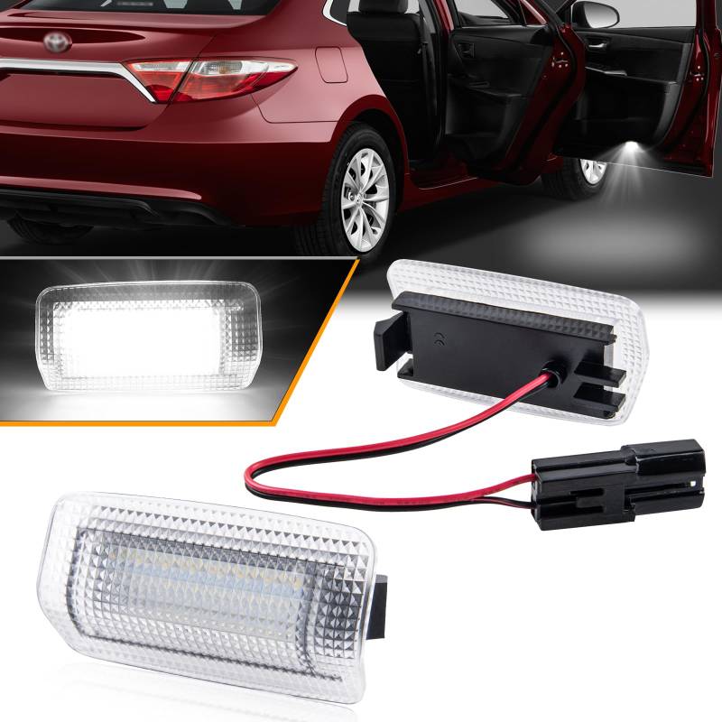 OZ-LAMPE Türleuchte für Toyota Avalon Sienna Limited Venza Land Cruiser Sequoia Tundra Camry 4Runner Limited Prius V, Auto Led Einstiegsbeleuchtung, Unterbodenbeleuchtung mit Canbus, 2PCS von OZ-LAMPE