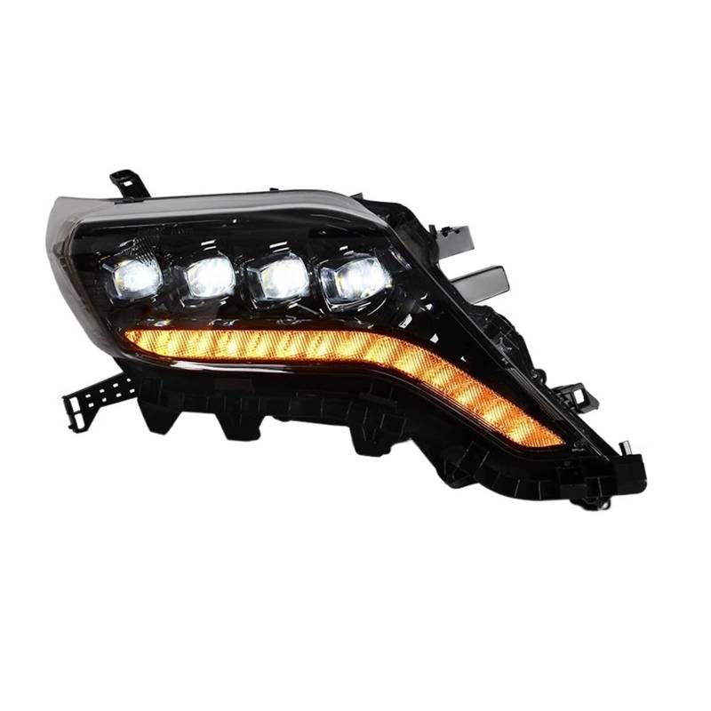 Auto Styling Kopf Lampe Kompatibel for Toyota Prado Scheinwerfer LED 2014-2017 DRL Tagfahrlicht Guide Bi-xenon HID Zubehör von OZBADCLZ